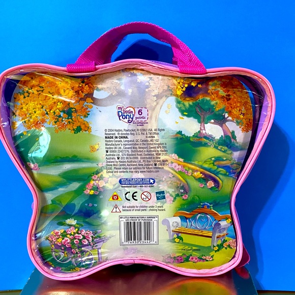 MY LITTLE PONY G3 VTG 2004 BUTTERFLY SURPRISE WITH AVALONIA PONY PLAYET COMPLETE - Picture 6 of 16